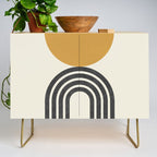 Mid century modern - half sun arch Credenza Gallery Image 1