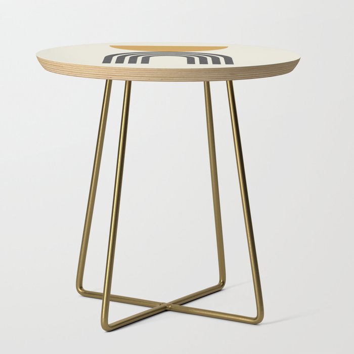 Mid century modern - half sun arch Side Table Gallery Image 1