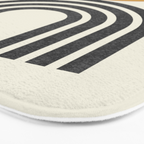 Mid century modern - half sun arch Bath Mat Gallery Image 3