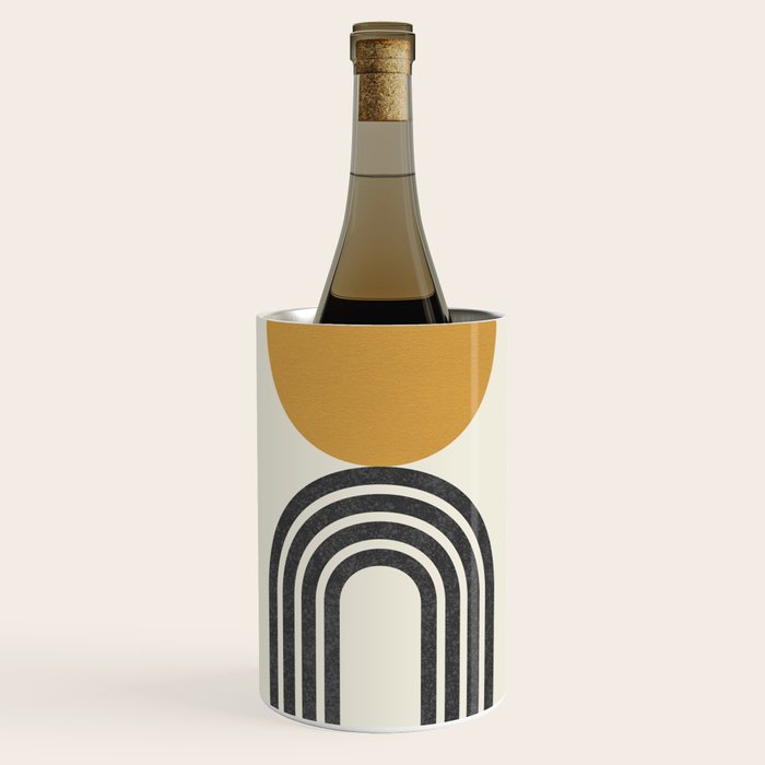Mid century modern - half sun arch Wine Chiller Gallery Image 1