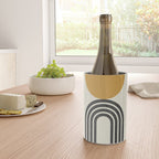 Mid century modern - half sun arch Wine Chiller Gallery Image 4