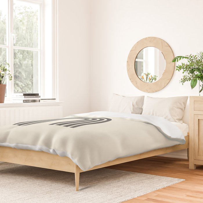 Mid century modern - half sun arch Duvet Cover Gallery Image 2