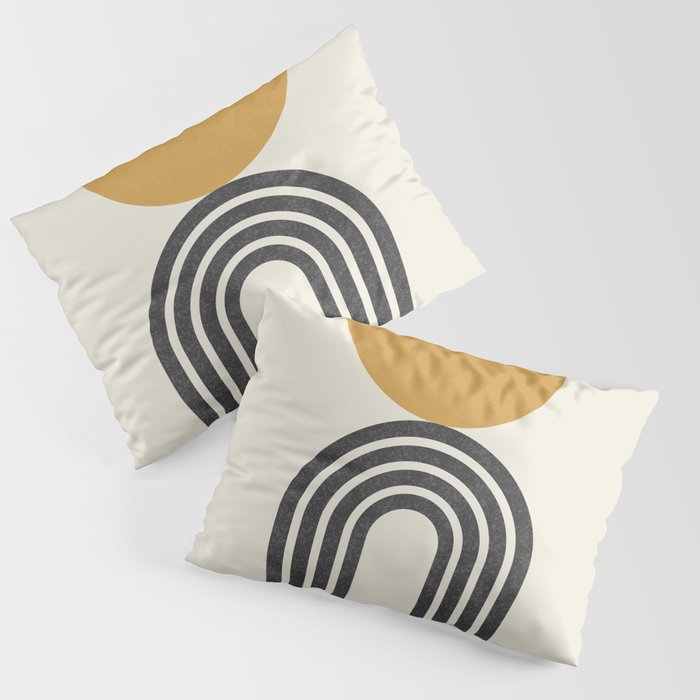 Mid century modern - half sun arch Pillow Sham Gallery Image 3