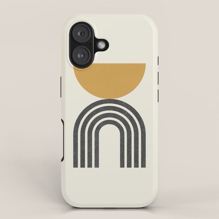 Mid century modern - half sun arch iPhone Case Gallery Image 1