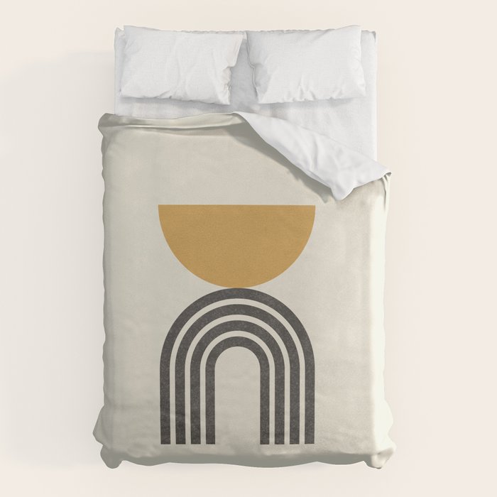 Mid century modern - half sun arch Duvet Cover Gallery Image 6