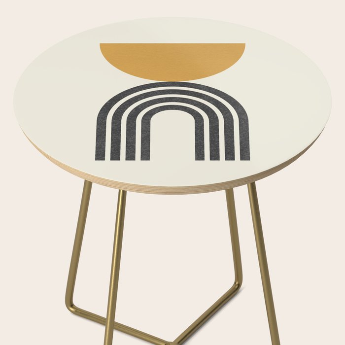 Mid century modern - half sun arch Side Table Gallery Image 2