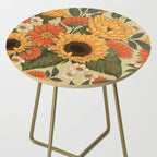 Sunflowers - Tranquill Green Side Table Gallery Image 2