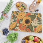 Sunflowers - Tranquill Green Cutting Board Gallery Image 2