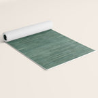 Boho Old Market Textile in Green Yoga Mat Gallery Image 2