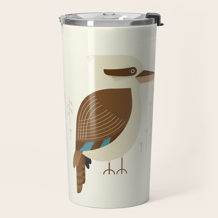 Laughing Kookaburra, Bird of Australia Travel Mug Gallery Image 2