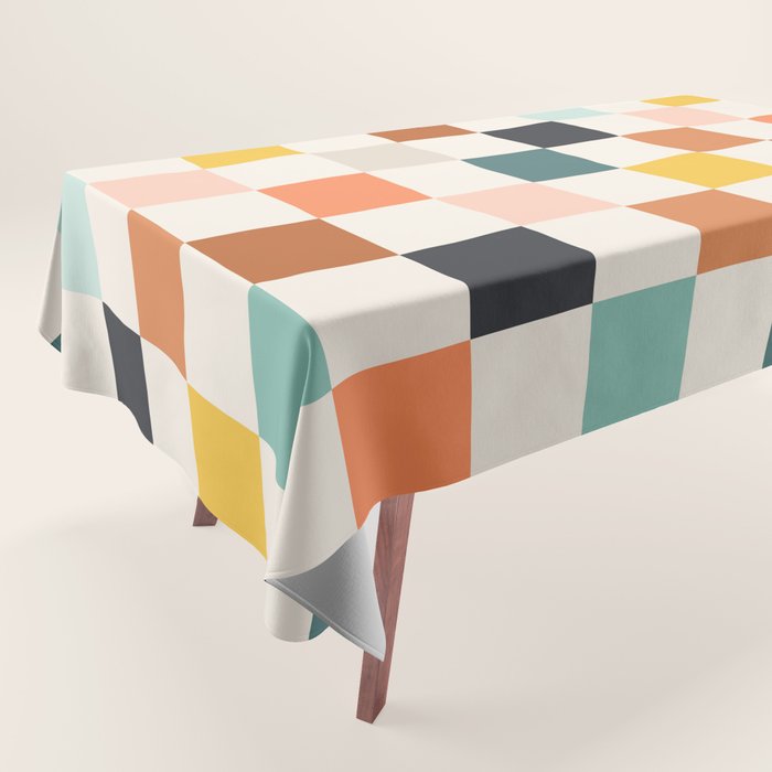 Check mate - earthy Tablecloth Gallery Image 1