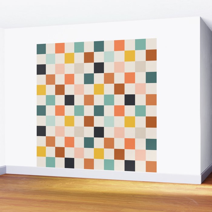 Check mate - earthy Wall Mural Gallery Image 2