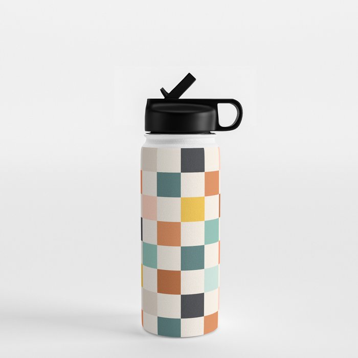 Check mate - earthy Water Bottle Gallery Image 1