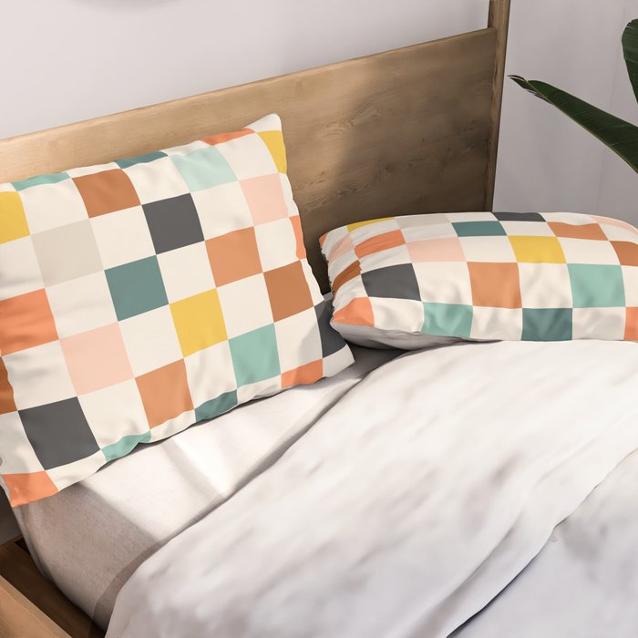 Check mate - earthy Pillow Sham Gallery Image 2