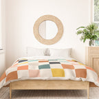 Check mate - earthy Duvet Cover Gallery Image 3