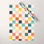 Check mate - earthy Wrapping Paper Gallery Image 1