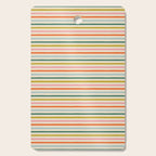 Colorful retro stripe line art pattern Cutting Board Gallery Image 1