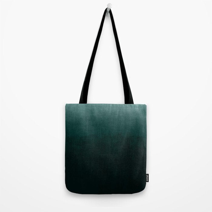 Ombre Emerald Tote Bag Gallery Image 2