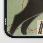 Vintage Japanese Black Cat Laptop Sleeve Gallery Image 3