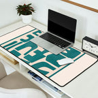 Organic Contemporary Modern Shapes 12 Desk Mat Gallery Image 2