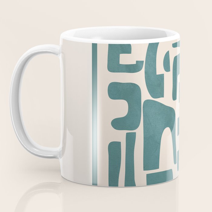 Organic Contemporary Modern Shapes 12 Coffee Mug Gallery Image 3