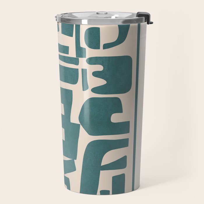 Organic Contemporary Modern Shapes 12 Travel Mug Gallery Image 2