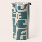 Organic Contemporary Modern Shapes 12 Travel Mug Gallery Image 2