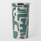 Organic Contemporary Modern Shapes 12 Travel Mug Gallery Image 1