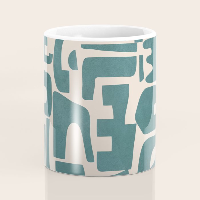 Organic Contemporary Modern Shapes 12 Coffee Mug Gallery Image 4