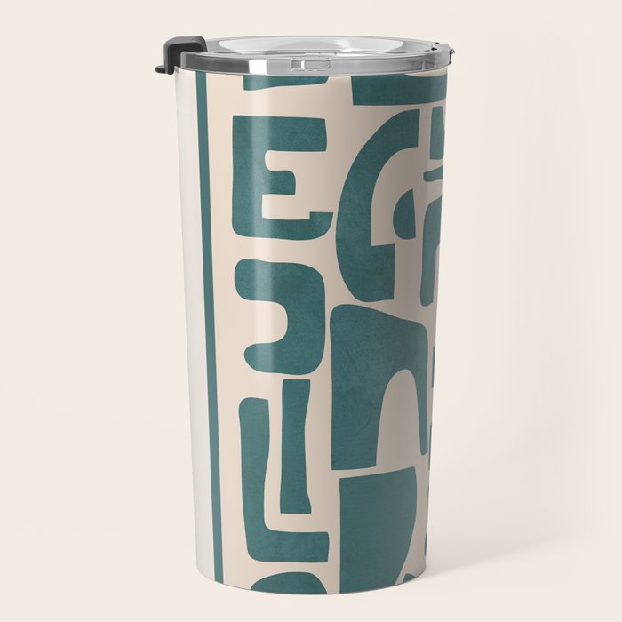 Organic Contemporary Modern Shapes 12 Travel Mug Gallery Image 3