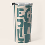 Organic Contemporary Modern Shapes 12 Travel Mug Gallery Image 3