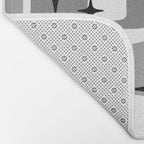 Retro Mid Century Modern Abstract Pattern 241 Bath Mat Gallery Image 2