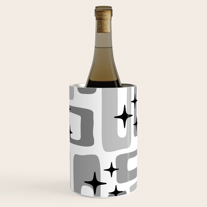 Retro Mid Century Modern Abstract Pattern 241 Wine Chiller Gallery Image 1