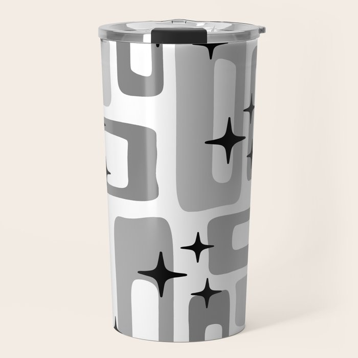 Retro Mid Century Modern Abstract Pattern 241 Travel Mug Gallery Image 1