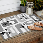 Retro Mid Century Modern Abstract Pattern 241 Outdoor Rug Gallery Image 2