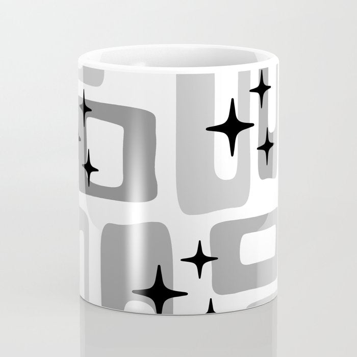 Retro Mid Century Modern Abstract Pattern 241 Coffee Mug Gallery Image 4
