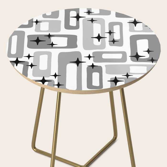 Retro Mid Century Modern Abstract Pattern 241 Side Table Gallery Image 2