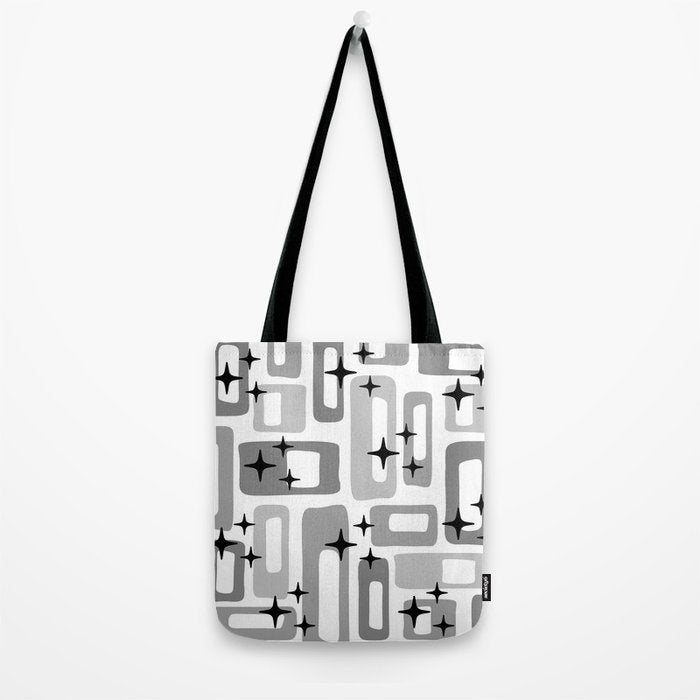 Retro Mid Century Modern Abstract Pattern 241 Tote Bag Gallery Image 2
