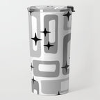 Retro Mid Century Modern Abstract Pattern 241 Travel Mug Gallery Image 2