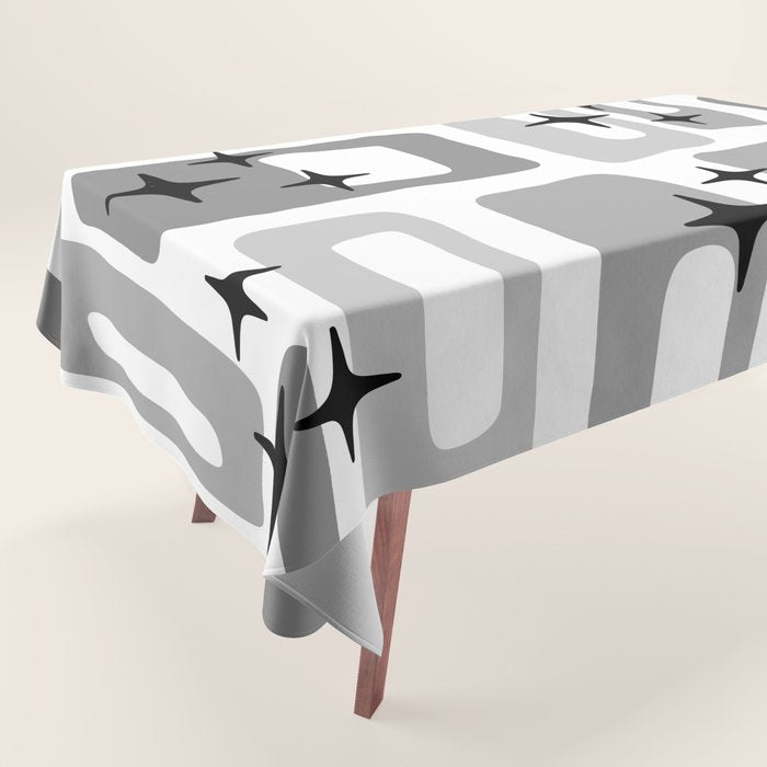 Retro Mid Century Modern Abstract Pattern 241 Tablecloth Gallery Image 1