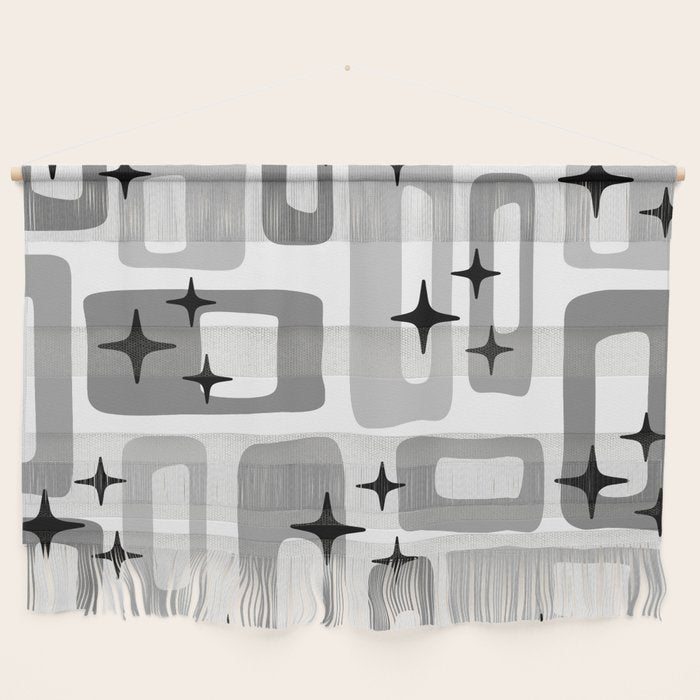 Retro Mid Century Modern Abstract Pattern 241 Wall Hanging Gallery Image 1