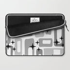 Retro Mid Century Modern Abstract Pattern 241 Laptop Sleeve Gallery Image 2