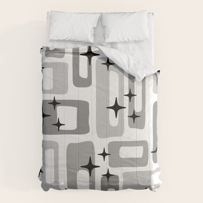 Retro Mid Century Modern Abstract Pattern 241 Comforter Gallery Image 1