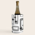 Retro Mid Century Modern Abstract Pattern 241 Wine Chiller Gallery Image 3
