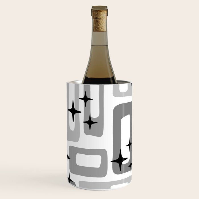 Retro Mid Century Modern Abstract Pattern 241 Wine Chiller Gallery Image 3