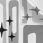 Retro Mid Century Modern Abstract Pattern 241 Wall Tapestry Gallery Image 3