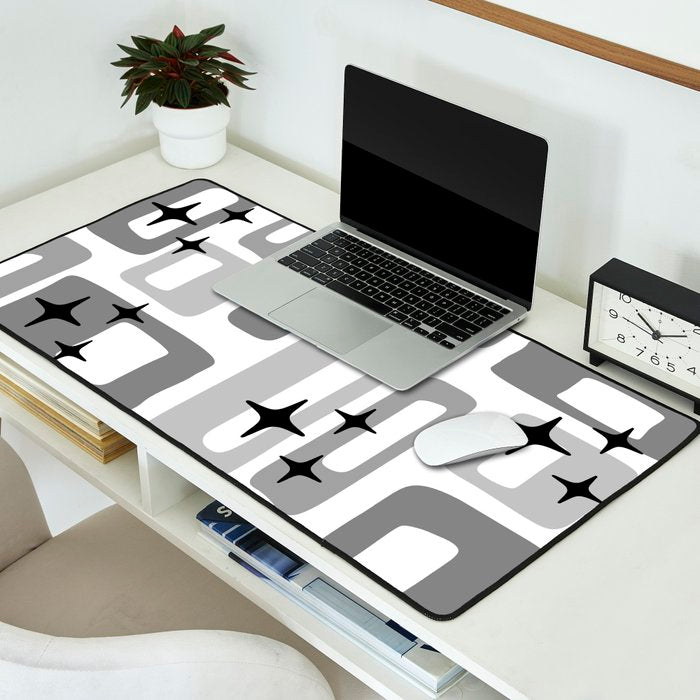 Retro Mid Century Modern Abstract Pattern 241 Desk Mat Gallery Image 2