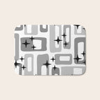 Retro Mid Century Modern Abstract Pattern 241 Bath Mat Gallery Image 1