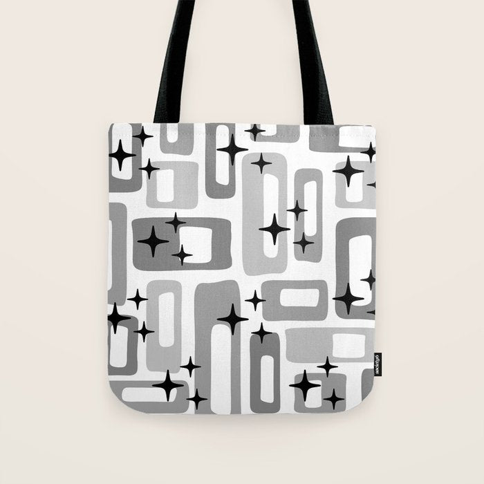 Retro Mid Century Modern Abstract Pattern 241 Tote Bag Gallery Image 1