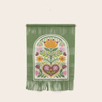 Let your Love Bloom Floral Folk Art Wall Hanging Gallery Image 1